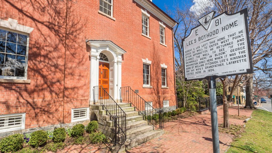 Robert E. Lee's childhood home listed for $8.5 million