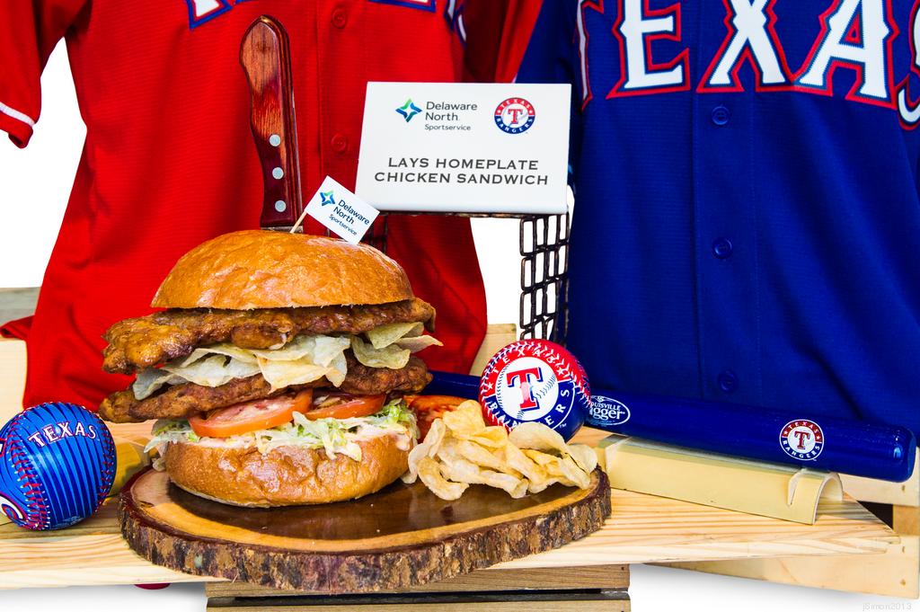 Is This Texas Ranger Concession Food a Hot Dog or Burger?