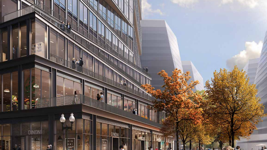 Here's a first look at one of Amazon's future offices in