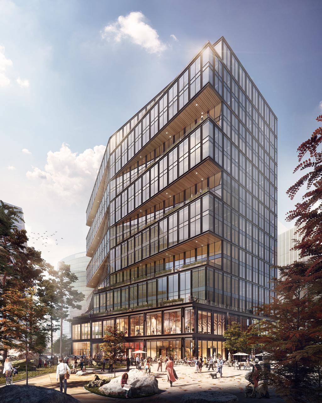 Here's a first look at one of Amazon's future offices in