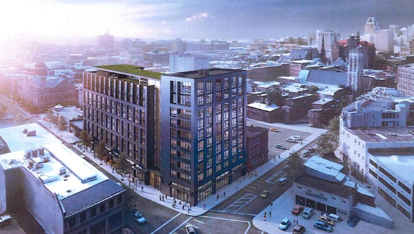 10 story apartment retail complex proposed for eddie s of mount vernon site baltimore business journal