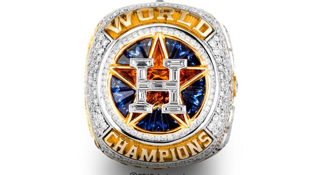 Houston Astros New Era 2017 World Series Champions Gold Front