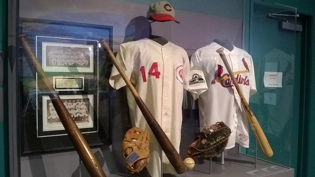 Display Case - Baseball Jersey, Bat & Ball