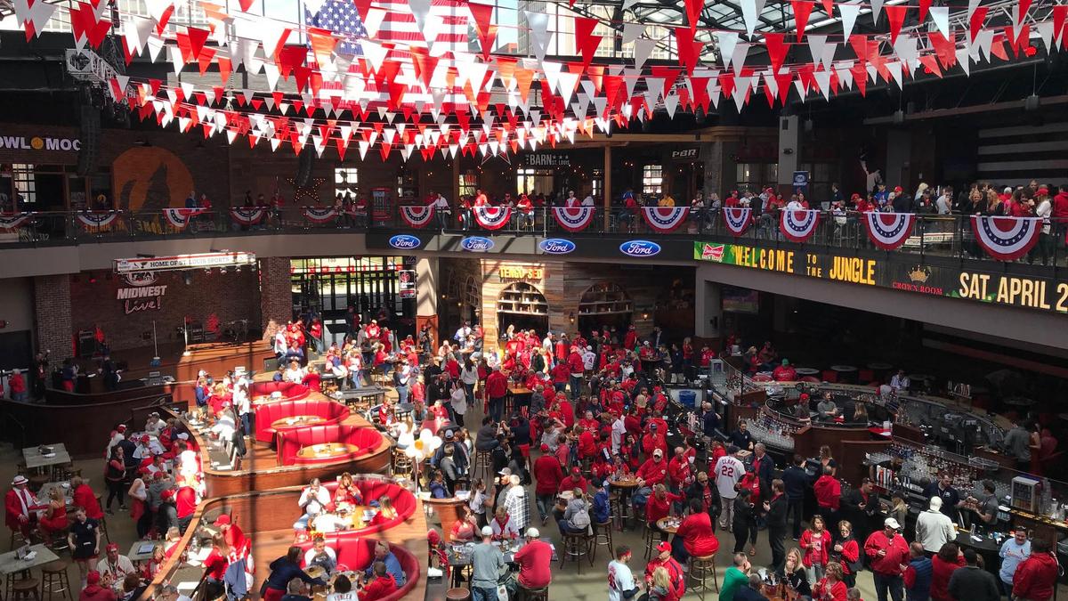 The scenes outside Busch Stadium on St. Louis Cardinals opening day - St. Louis Business Journal