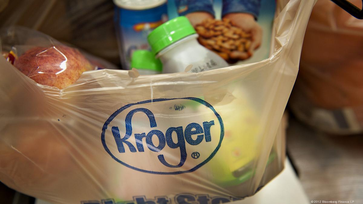 Kroger Plastic Grocery Bags Single Use Clean Folded Art Crafts Trash Bag 