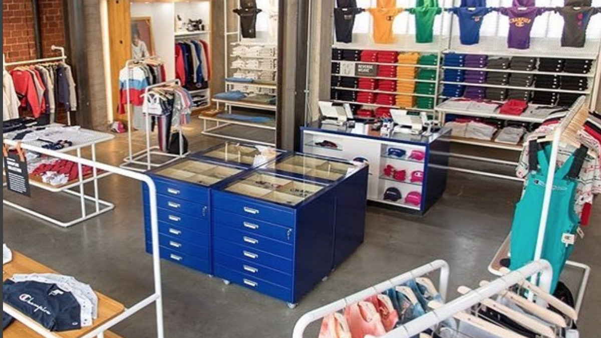Champion opens first U.S. retail store 
