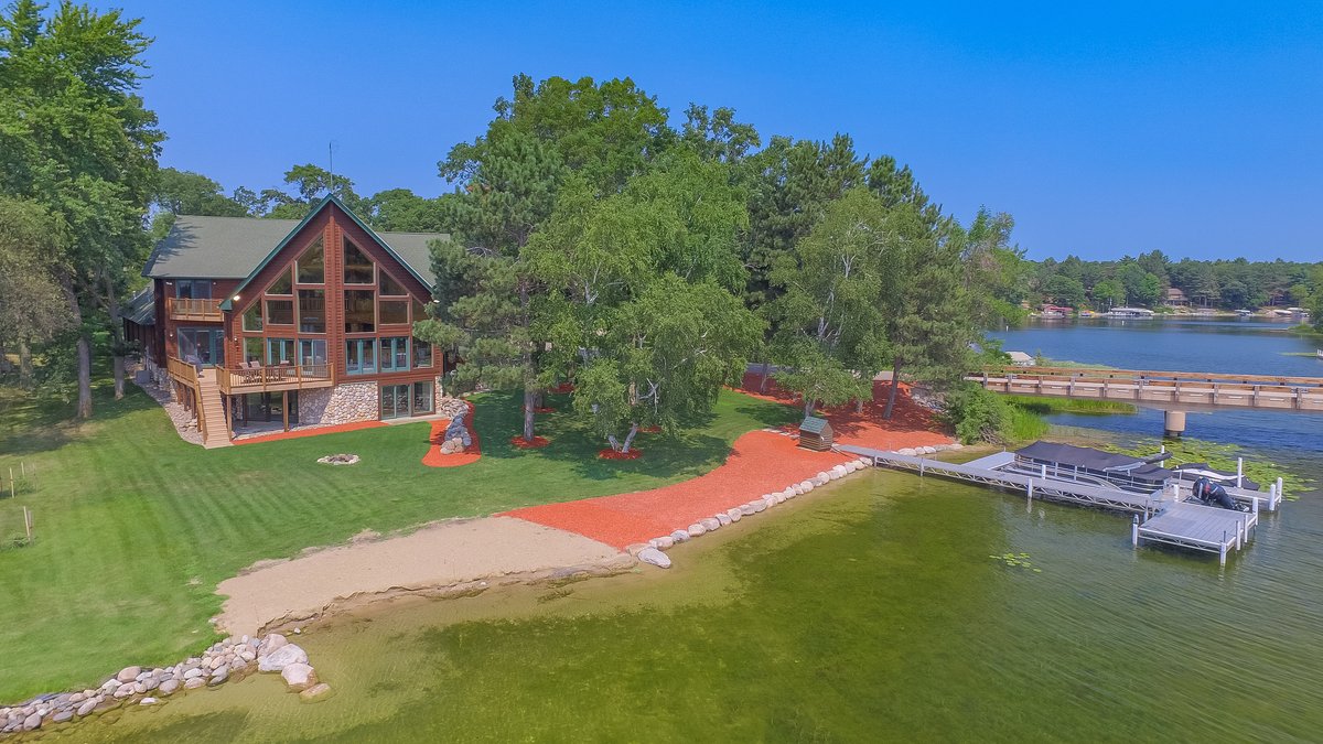 Dream Cabins Brainerdarea lake home on the market for 2.25 million