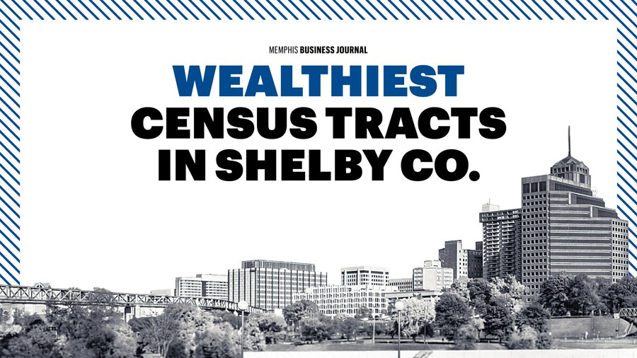 Shelby County, Tennessee's wealthiest census tracts and neighborhoods based on median household