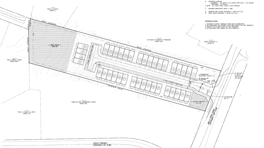 Traton Homes plans 38unit townhome community in Marietta Atlanta