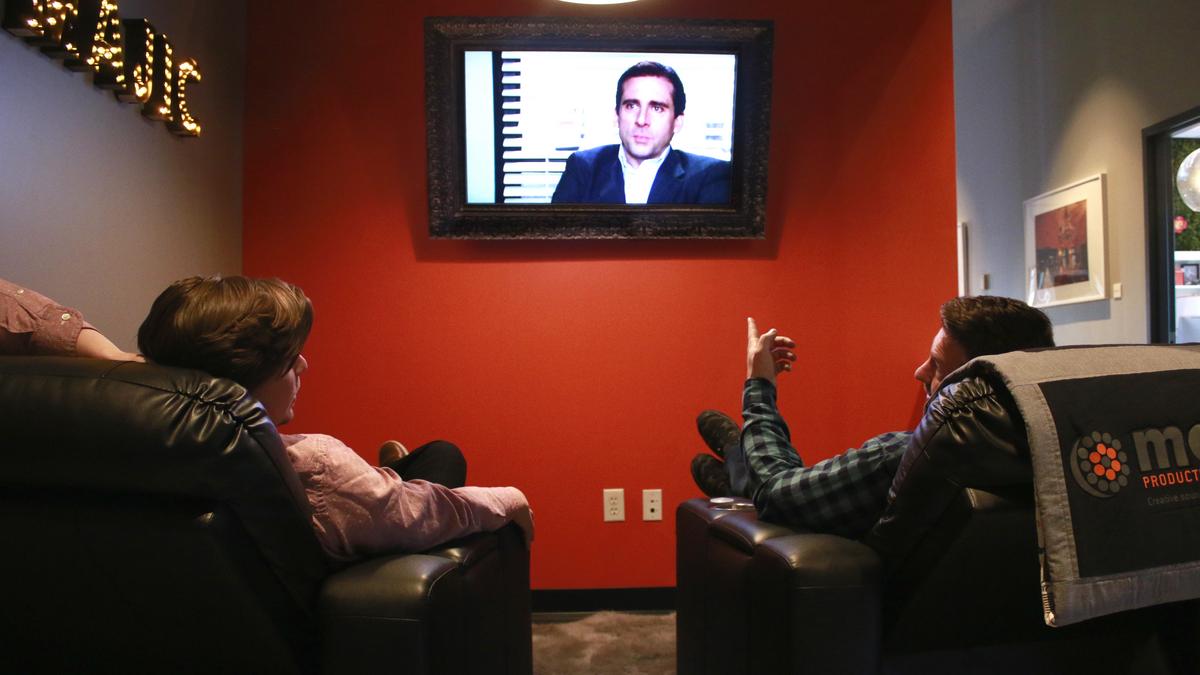 Milwaukee's Coolest Offices Majic Productions' complete with table that turns into bed, movie