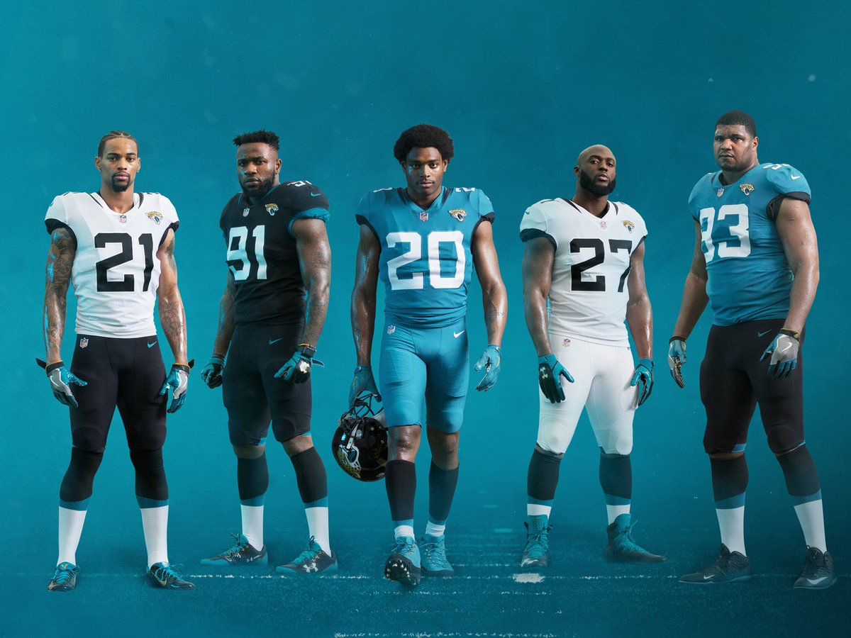 Jacksonville Jaguars unveil new Nike uniforms for 2018-2019 season -  Jacksonville Business Journal