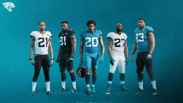 Contento Desagradable Sabio Jacksonville Jaguars unveil new Nike uniforms for 2018-2019 season -  Jacksonville Business Journal
