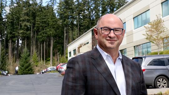 Seattle Genetics CEO Clay Siegall in Bothell