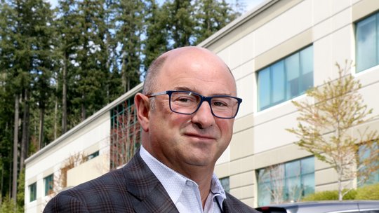 Seattle Genetics CEO Clay Siegall in Bothell