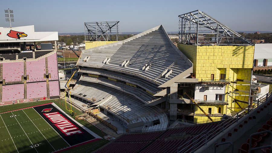 University of Louisville Cardinal Stadium North Endzone Expansion -  University of Louisville - Messer Construction Co.