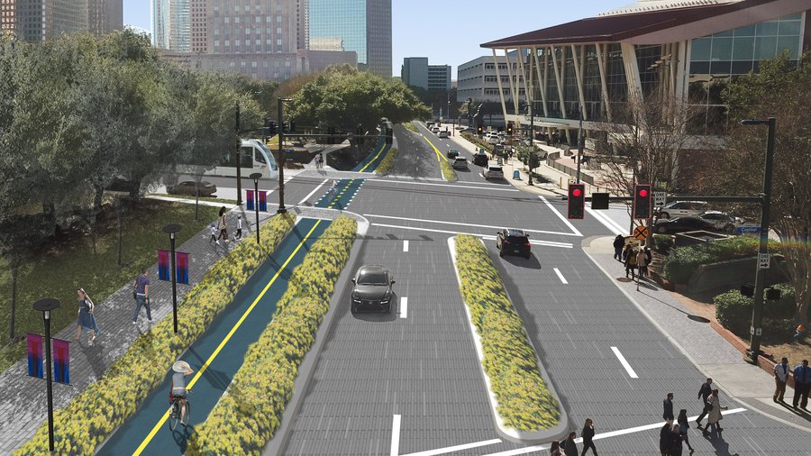 Jones|Carter to lead downtown Houston’s Bagby Street redesign - Houston ...