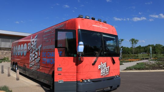 Rise of the Rest tour bus