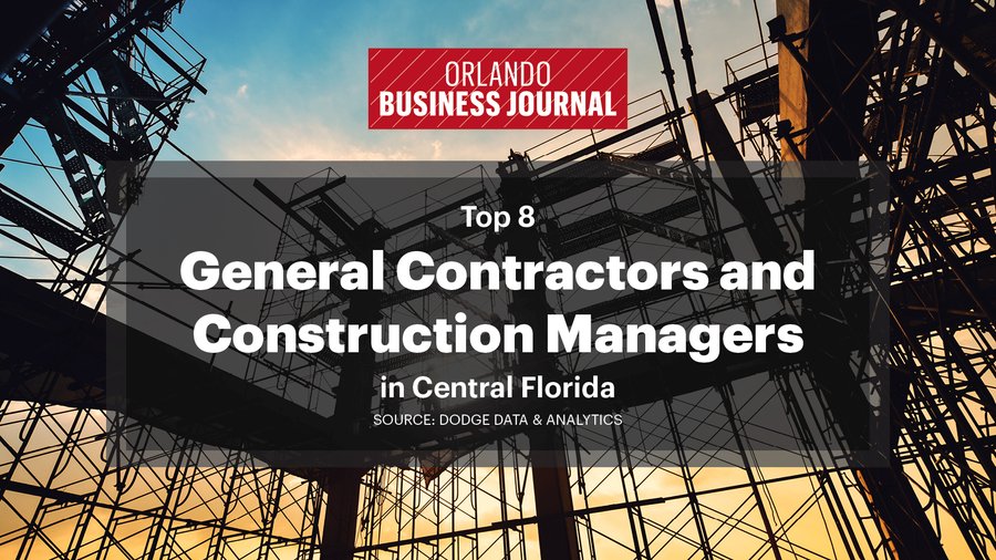 These 8 Orlando contractors had the most commercial construction starts