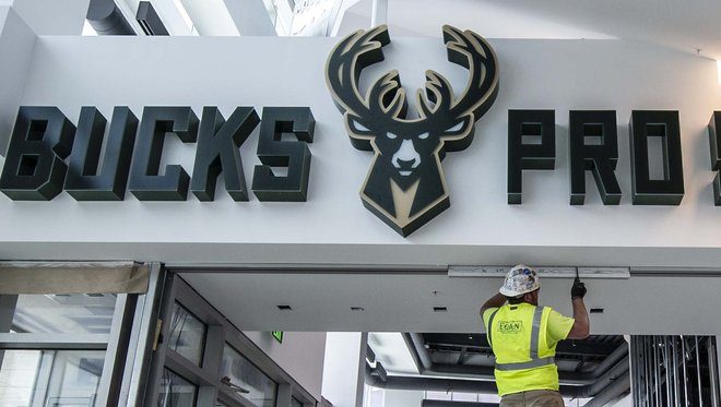 Prostar finishing Bucks' new basketball floors at Century City - Milwaukee  Business Journal
