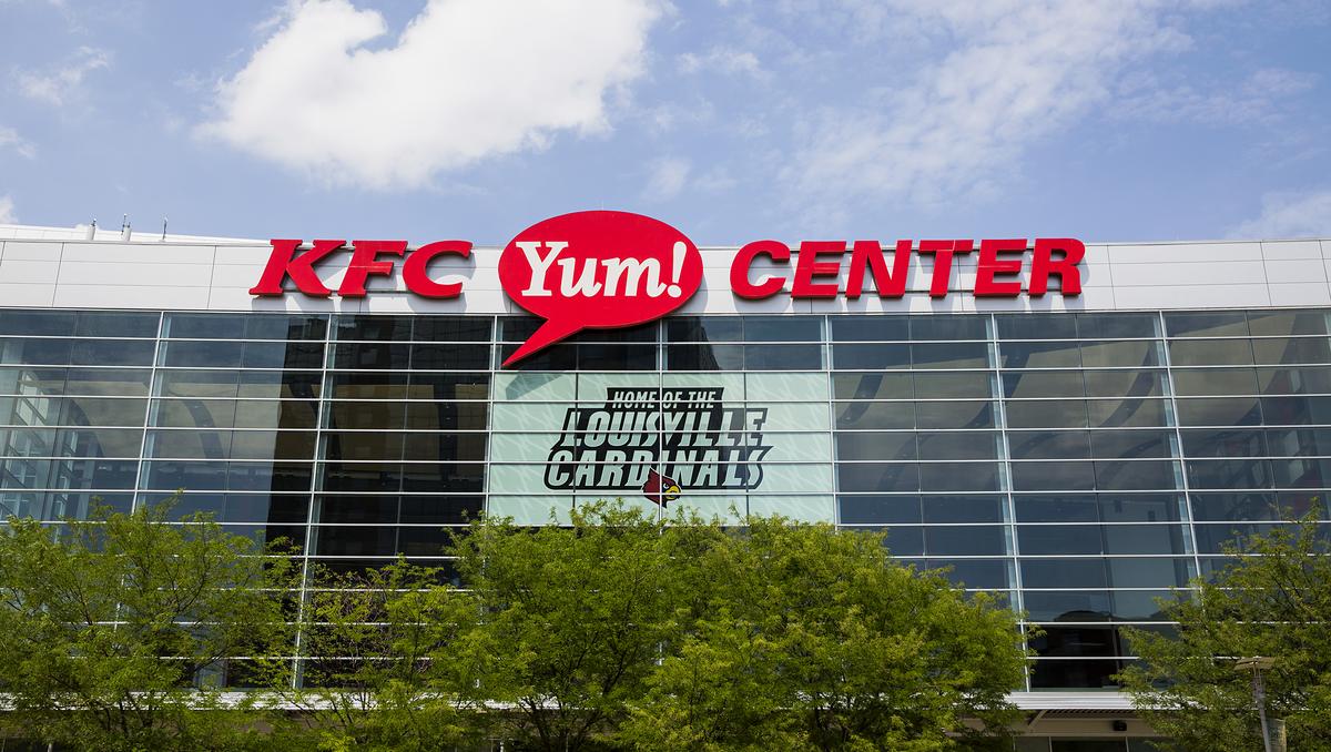 Louisville protesters lead march to vote at KFC Yum Center