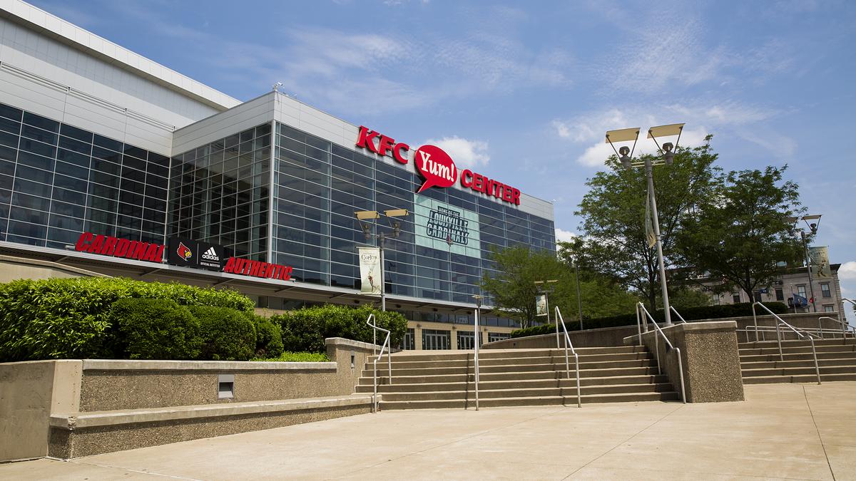 See the new U of L basketball court design at the Yum Center