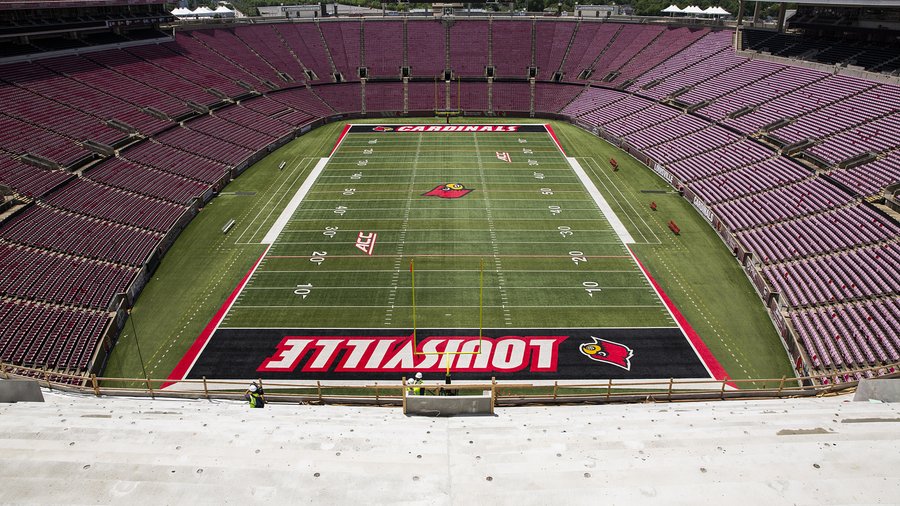 University of Louisville Cardinals Stadium Seat and A Set of U 