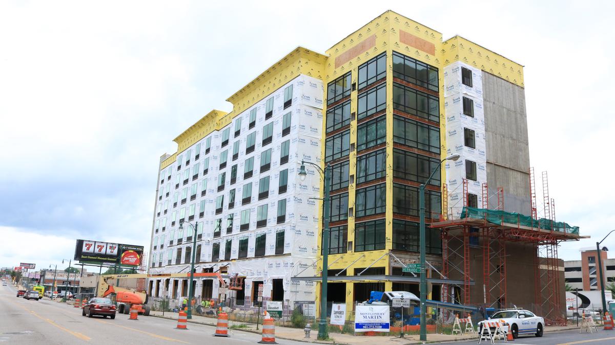 Sneak Peek Downtown Memphis Hilton Garden Inn Progresses Memphis Business Journal