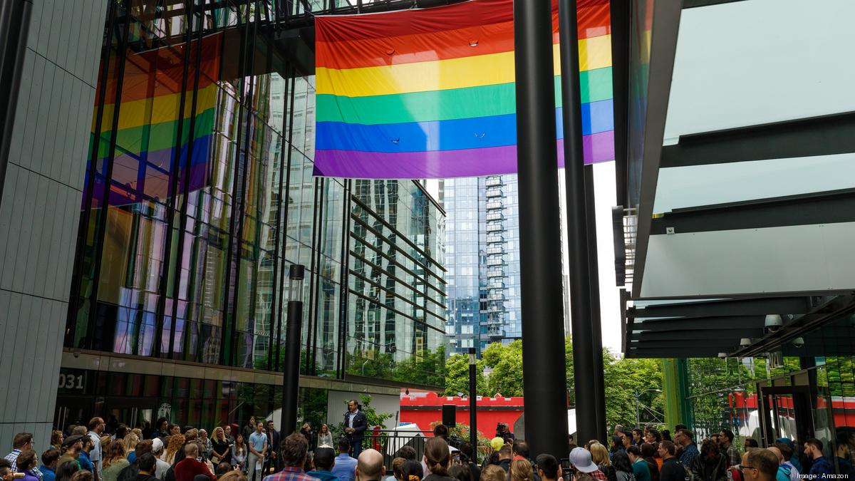 Amazon execs Jeff Wilke and Jennifer Cast kick off Pride month at HQ