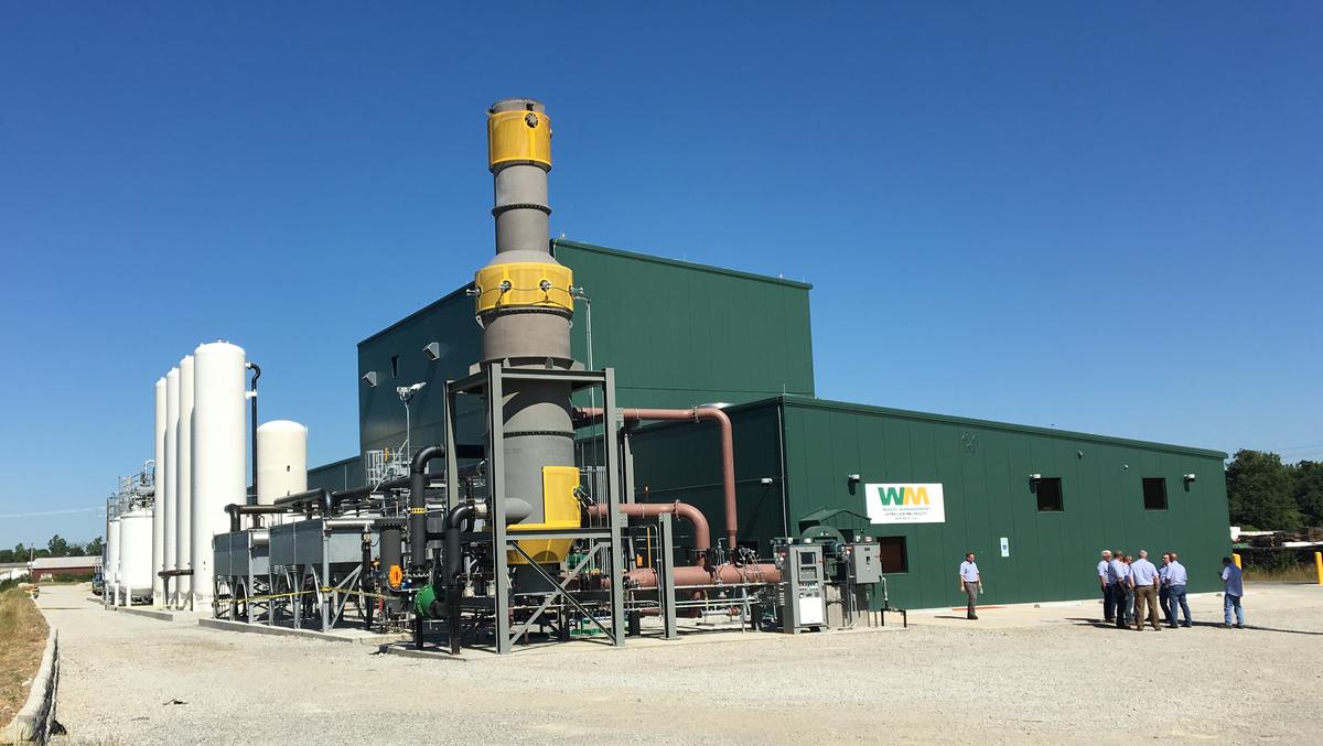 Waste Management finishes 30 million energy project Louisville
