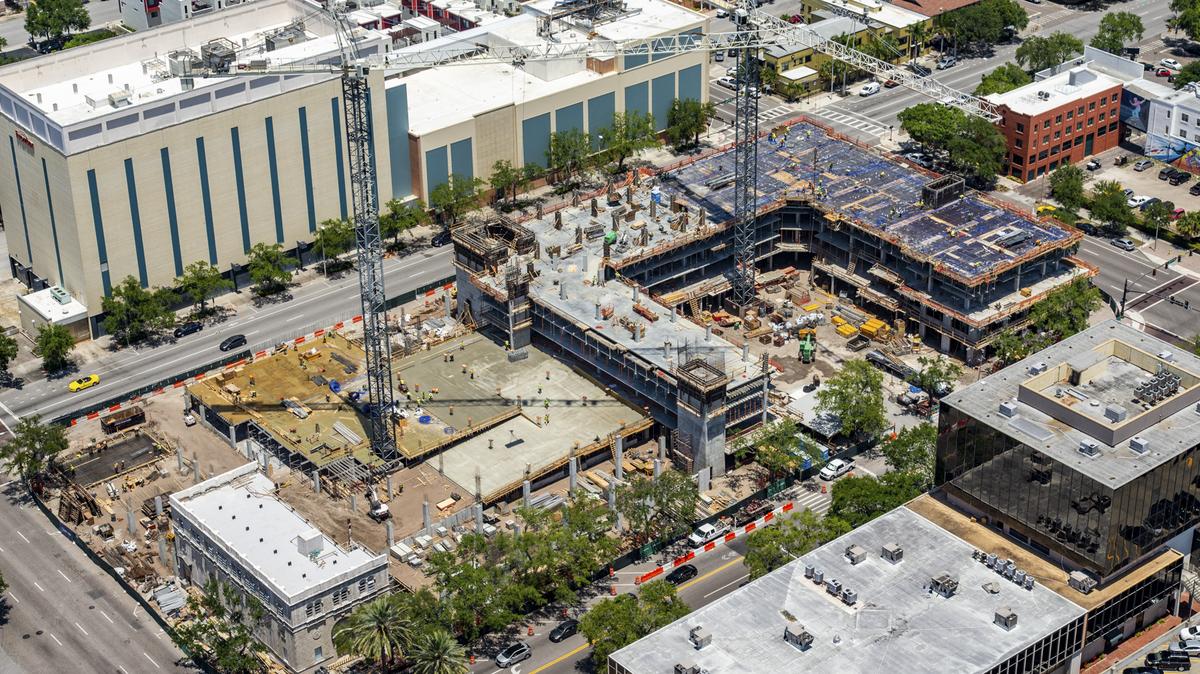 Aerial photos of Tampa Bay project construction - Tampa Bay Business