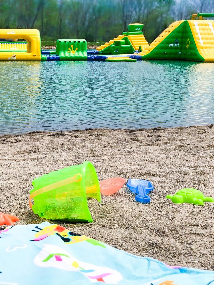 Land Of Illusion Water Park Opens Cincinnati Business Courier Amenities At Land Of Illusion S Aqua Adventures In Middletown Include A Beach With Real Sand