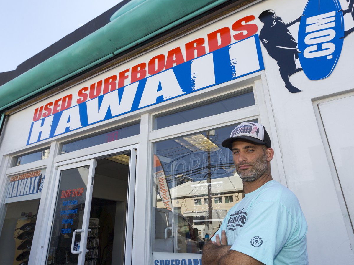 Used surfboard deals shops near me