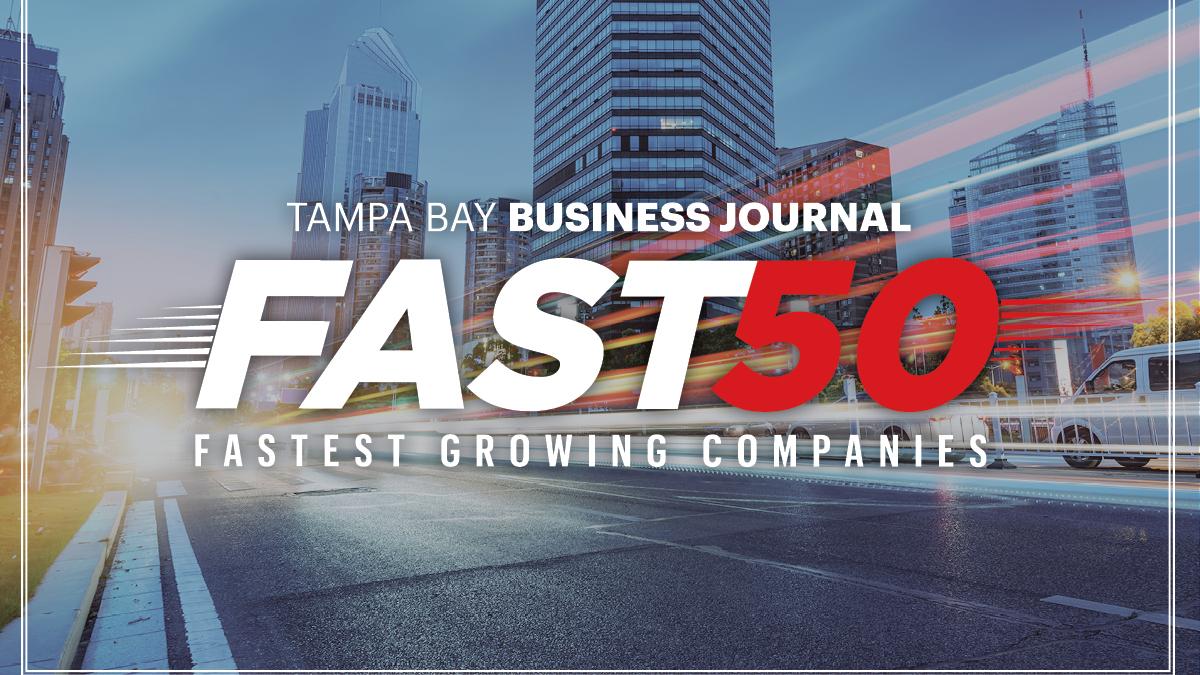 2018 TBBJ Fast 50 rank revealed Tampa Bay Business Journal