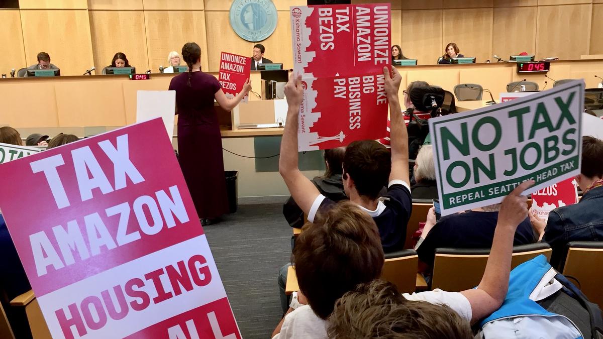 Seattle City Council Repeals Head Tax After Businesses Rise Up - Puget ...