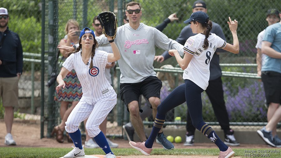 Brewers' wives beat Cubs' on the softball field for a good cause: Slideshow  - Milwaukee Business Journal