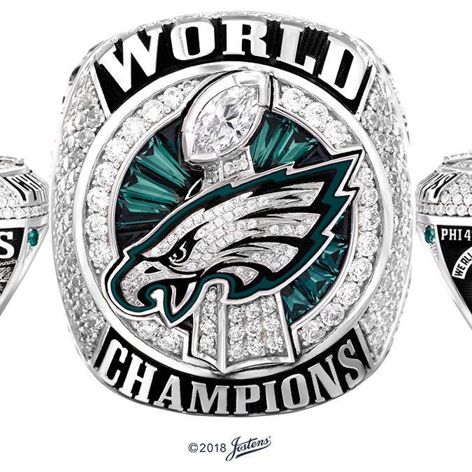 Here's what KC and Philly's last Super Bowl rings looked like
