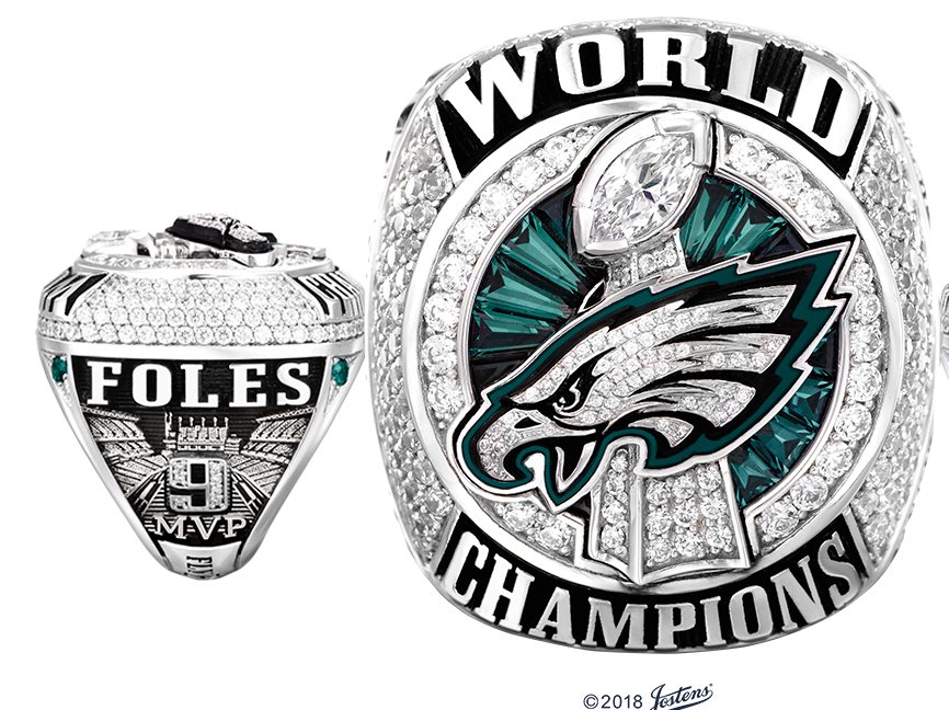 Philadelphia Eagles unveil championship rings - Philadelphia Business  Journal