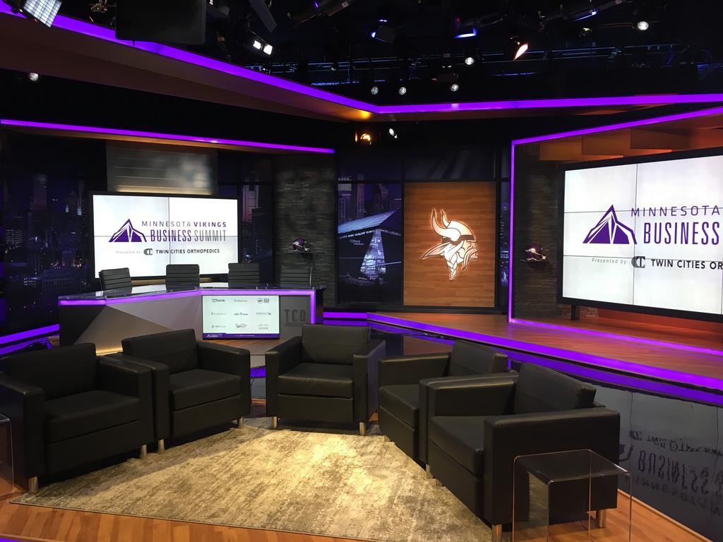 Minnesota Vikings show off TCO Studios for team TV content