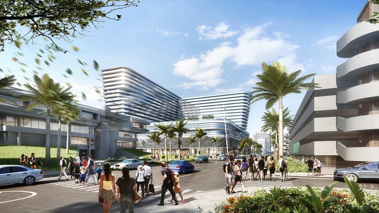 Jackie Soffer And David Martin Present Plan For 800 Room Hotel At A View Of The Miami Beach Convention Center Hotel From 17th Street