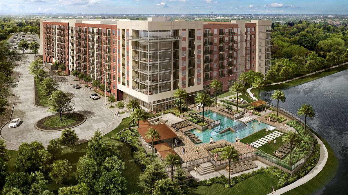 Howard Hughes breaks ground on Two Lakes Edge apartments in The