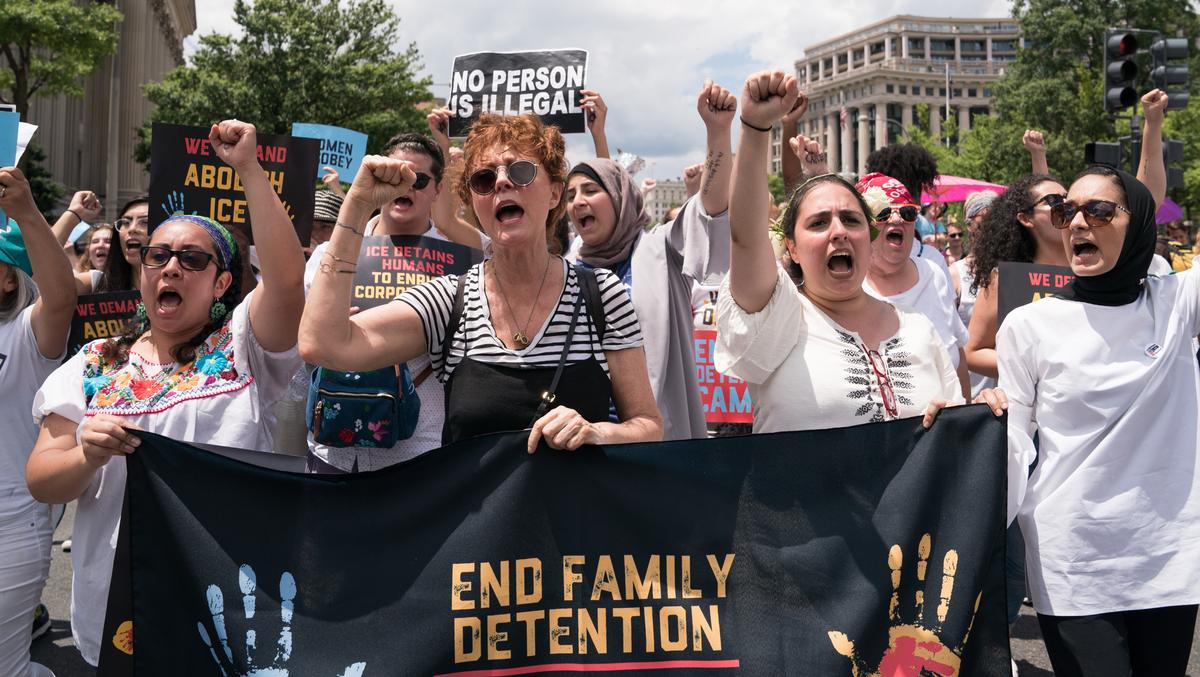 Hundreds Arrested In Capitol Hill Protest Against Immigration Policies ...