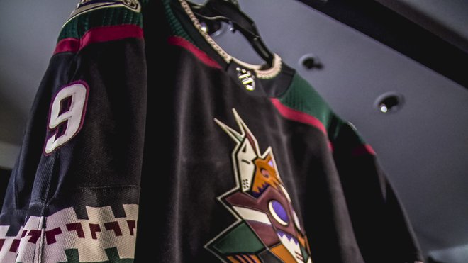 Coyotes will auction teal and purple Kachina jerseys for D-backs Night