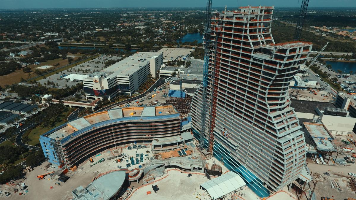 Seminole Hard Rock Hotel & Casino in Hollywood marks near completion of