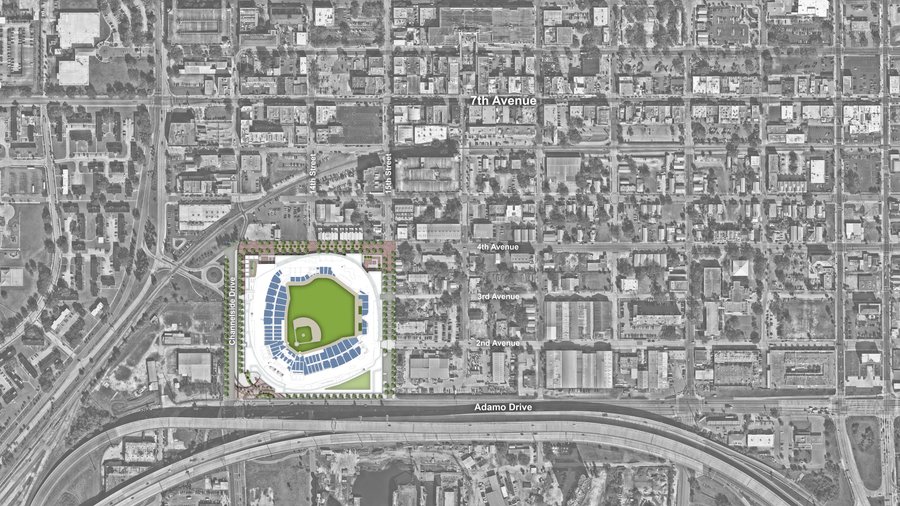 New Rays ballpark plan has been unveiled, complete with fancy drawings