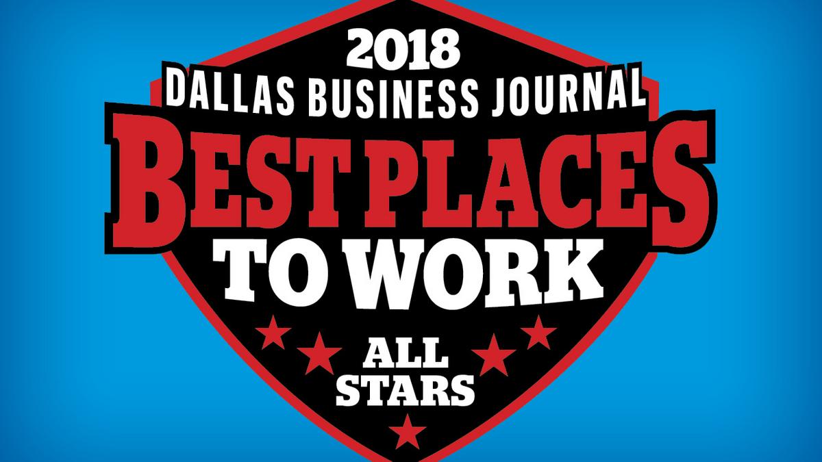 2018 Best Places to Work winners announced - Dallas Business Journal