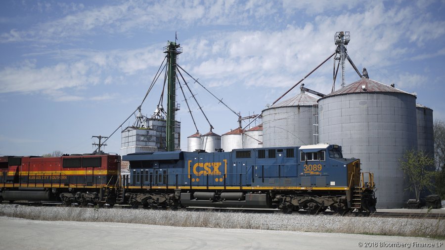 CSX CFO Sean Pelkey explains mixed bag in rail freight volume trends at