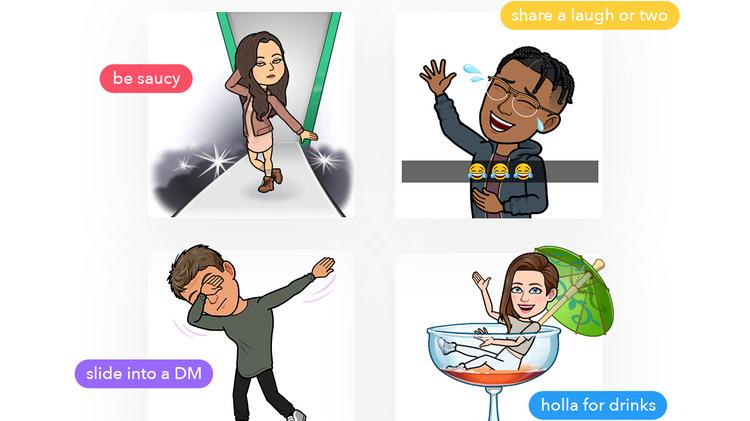 tinder testing bitmoji integration