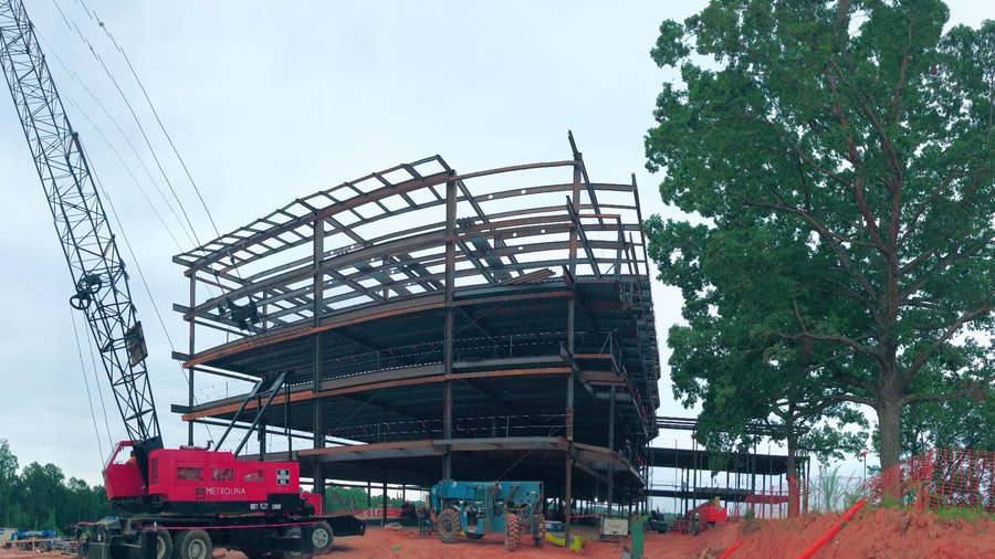 Corning Optical Communications HQ tops out Charlotte Business Journal