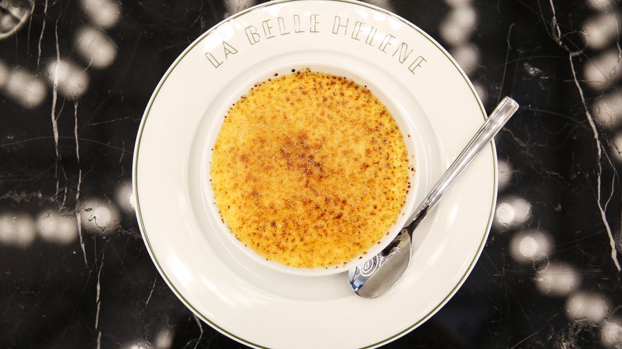 French restaurant La Belle Helene, Parliament Espresso & Coffee shutter