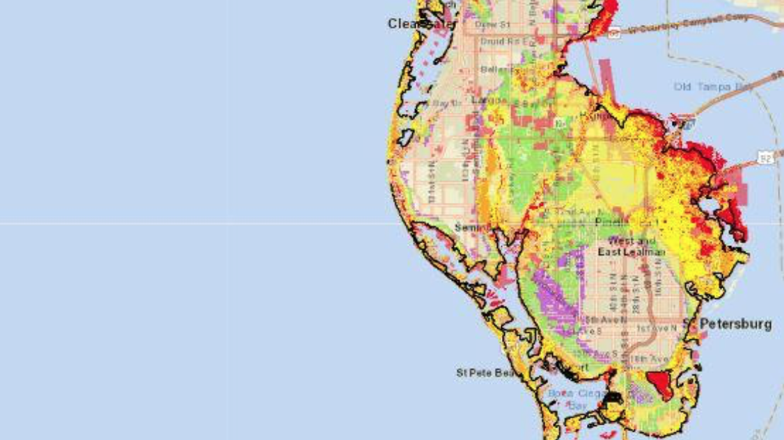 Updated Flood Map Of Pinellas County From Fema - Tampa Bay Business Journal